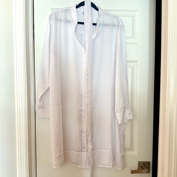 NWT Summersalt The Silky Luxe Short Effortless Shirtdress Cover-Up 1X - Picture 4 of 14